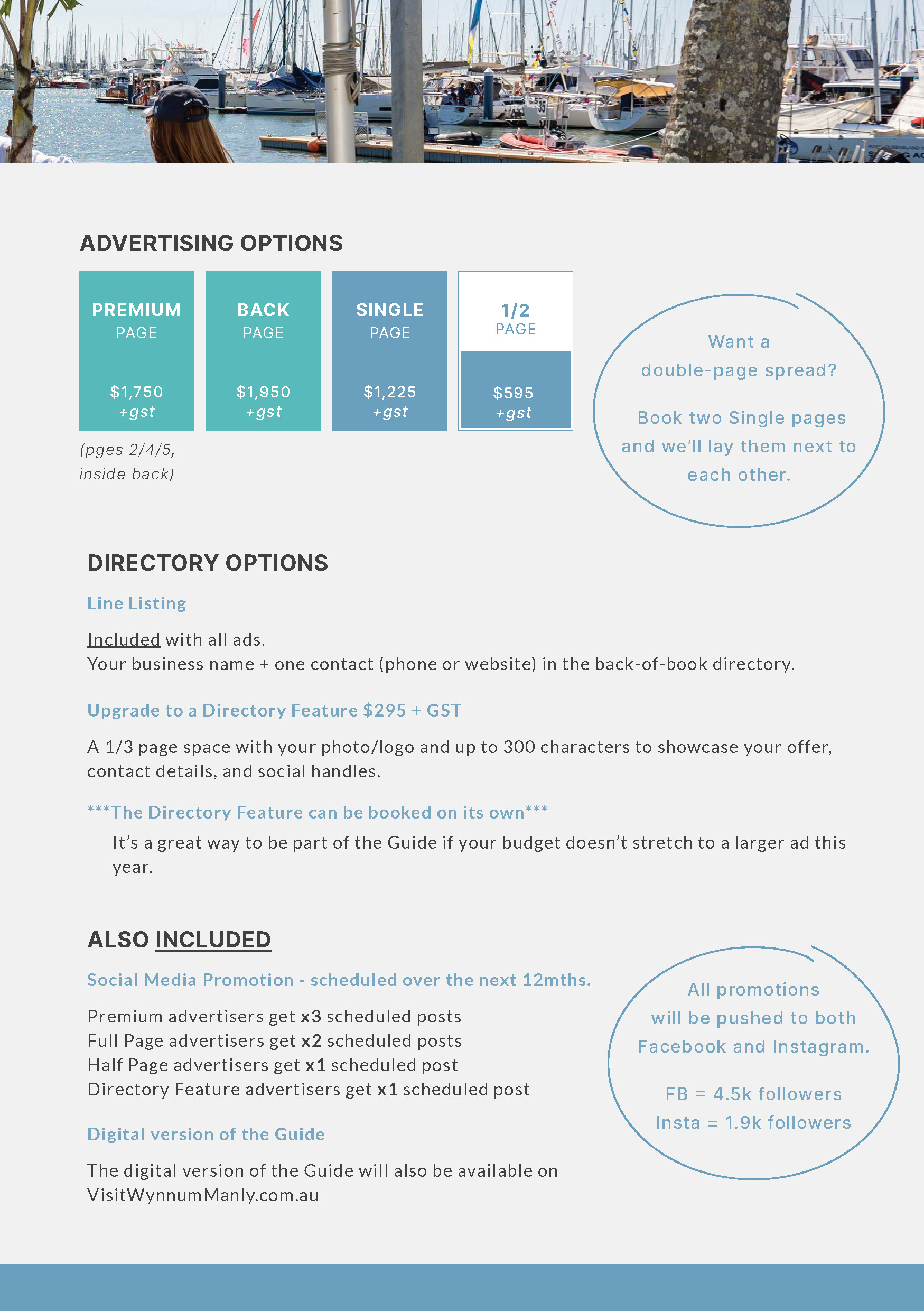 Page 3 of the 2026 Visitors Guide Media Kit